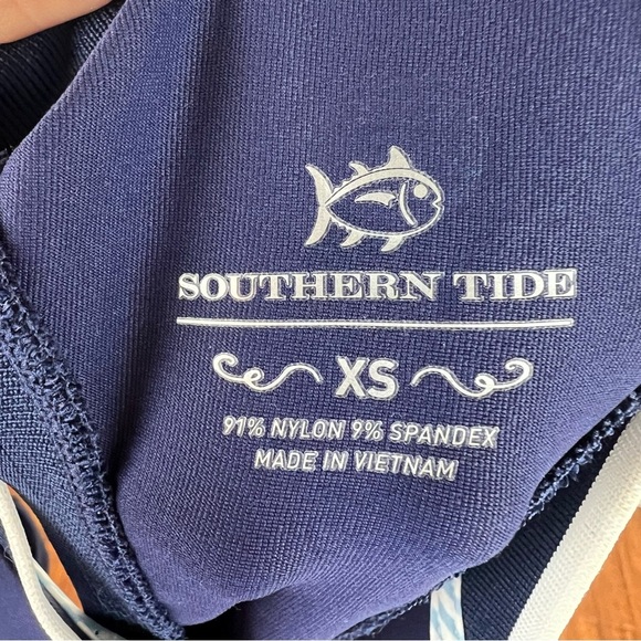 Southern Tide Kristy Performance Dress Navy Blue XS - Picture 8 of 8